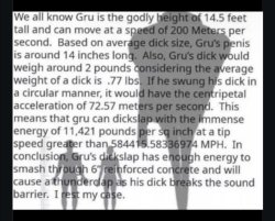 Gru Info Meme Template
