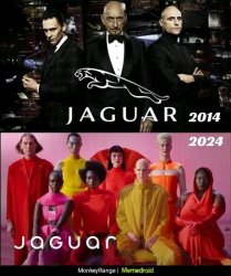 Jaguar new vs old ads Meme Template