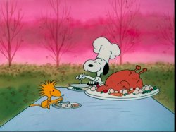 Snoopy Thanksgiving Meme Template