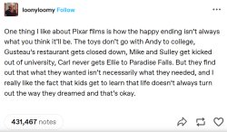 pixar tumblr quote wisdom Meme Template