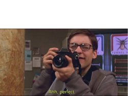 Peter Parker Camera Meme Template