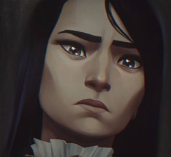 caitlyn arcane funeral frown Meme Template