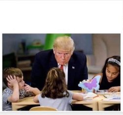 Trump kids at table Meme Template