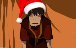 Zuko flustered (But he’s in the Holly Jolly Spirit) Meme Template