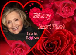 Hillary Heart Throb Beautiful Meme Template