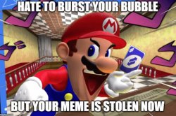 Mario Steals A Meme Meme Template