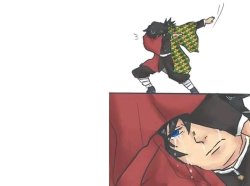 Tomioka Giyu dab crying Meme Template