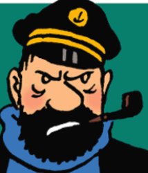Captain Haddock Meme Template