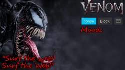 Venom announcement template V1 Meme Template