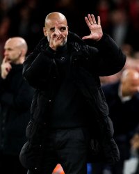 Josep Guardiola Taunting Liverpool Fans Meme Template