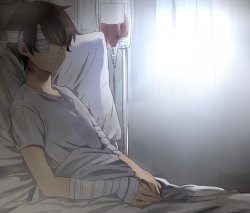 anime boy hospital Meme Template