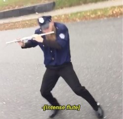 [Intense flute] Meme Template