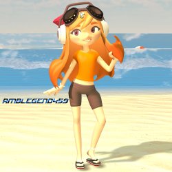 Meggy on the beach Meme Template