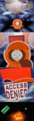 Kenny goes to hell Meme Template