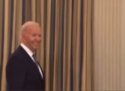 Biden grin Meme Template
