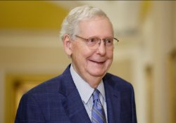 Mitch McConnell Smiling Meme Template