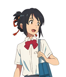 Mitsuha Miyamizu Meme Template