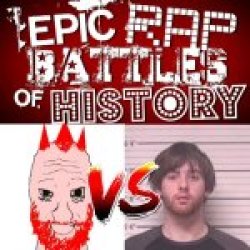 epic rap battles of history!!! Danny Hogan VERSUS LazyMazy!!! Meme Template