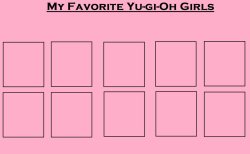 my favorite yu-gi-oh girls Meme Template