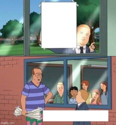 King of the hill sign blank Meme Template