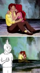 X men lonely guy Meme Template