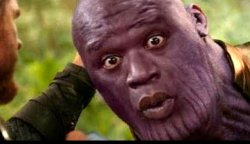 Shaq The Thanos Meme Template