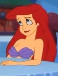 ariel thinking Meme Template