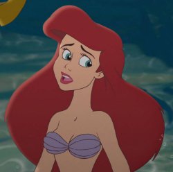 ariel thinking Meme Template