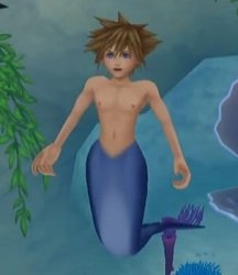 sora merman Meme Template