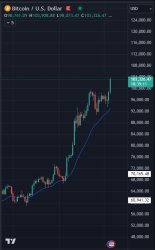 Bitcoin breaks $100k Meme Template