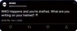 what are you writing on your helmet Meme Template