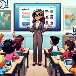 teacher using prodigy in calss Meme Template