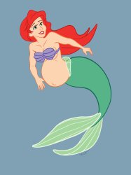 ariel pregnant Meme Template