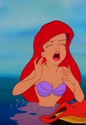 ariel in pain Meme Template