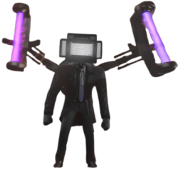 Large tv man Meme Template