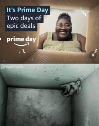 Amazon Prime Day Box Man Meme Template