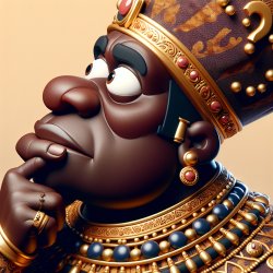 Mansa Musa Thinking Meme Template