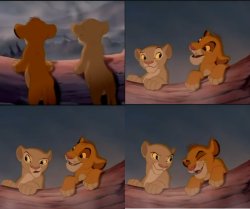 Lion King Trouble Meme Template