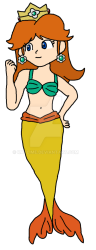 Mermaid Princess Daisy Meme Template