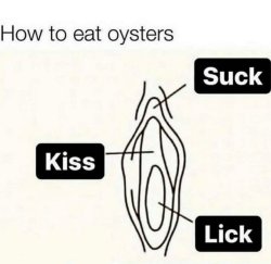 How to Eat Oysters Lick ;) A Pro! Meme Template