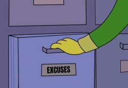 Ned Flanders Excuses Simpsons Meme Template