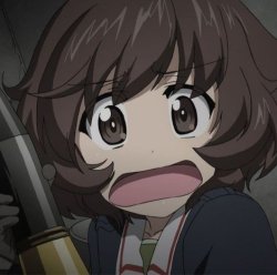 Yukari Akiyama frightened Meme Template