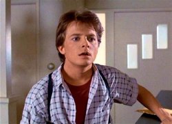 Marty McFly Meme Template