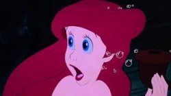 ariel shocked Meme Template