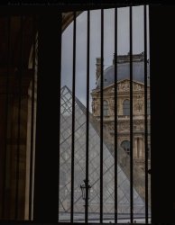 Window View of the Louvre. Meme Template