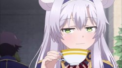 Anime girl sipping tea Meme Template