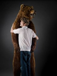 Bear hug Meme Template