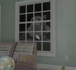 Monkey in the Window Meme Template