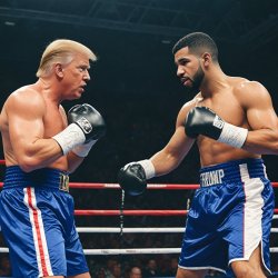 trump vs drake Meme Template