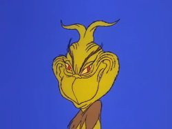 grinch evil face Meme Template